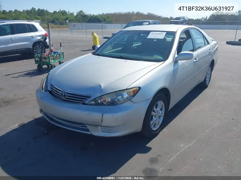 4T1BF32K36U631927 2006 Toyota Camry Le V6