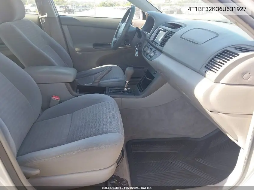 4T1BF32K36U631927 2006 Toyota Camry Le V6