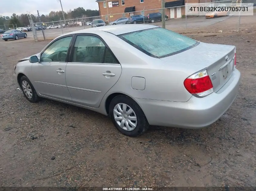 4T1BE32K26U705731 2006 Toyota Camry Le