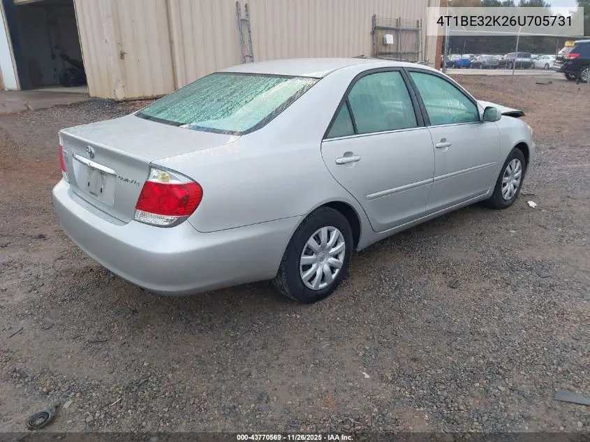4T1BE32K26U705731 2006 Toyota Camry Le