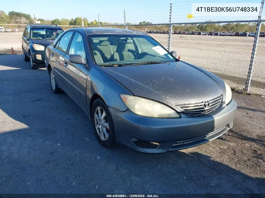 4T1BE30K56U748334 2006 Toyota Camry Xle
