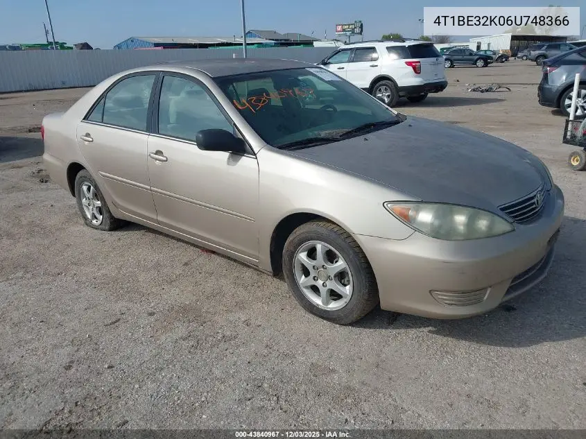 4T1BE32K06U748366 2006 Toyota Camry Std