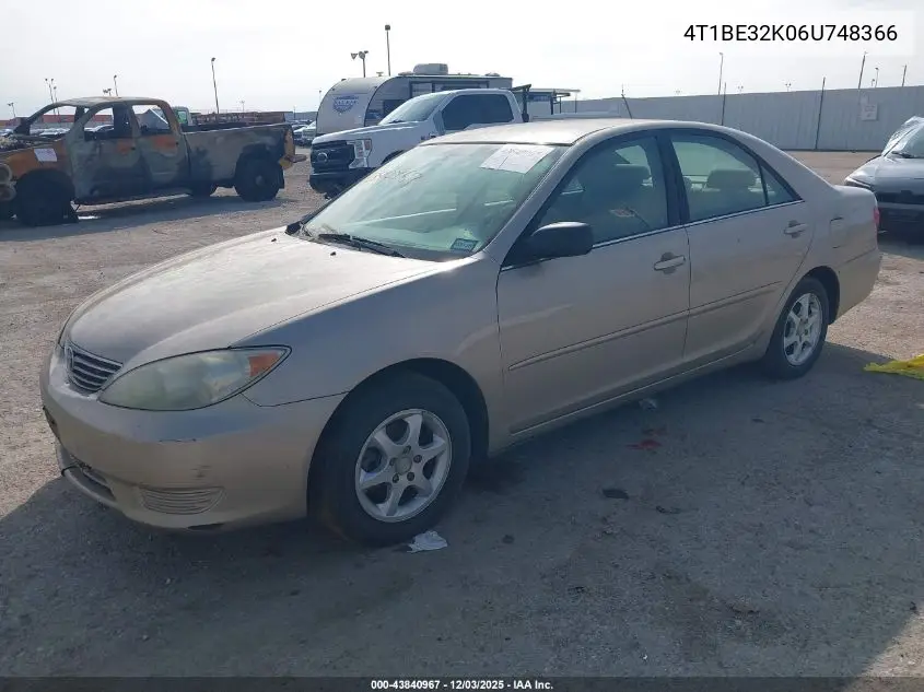 4T1BE32K06U748366 2006 Toyota Camry Std