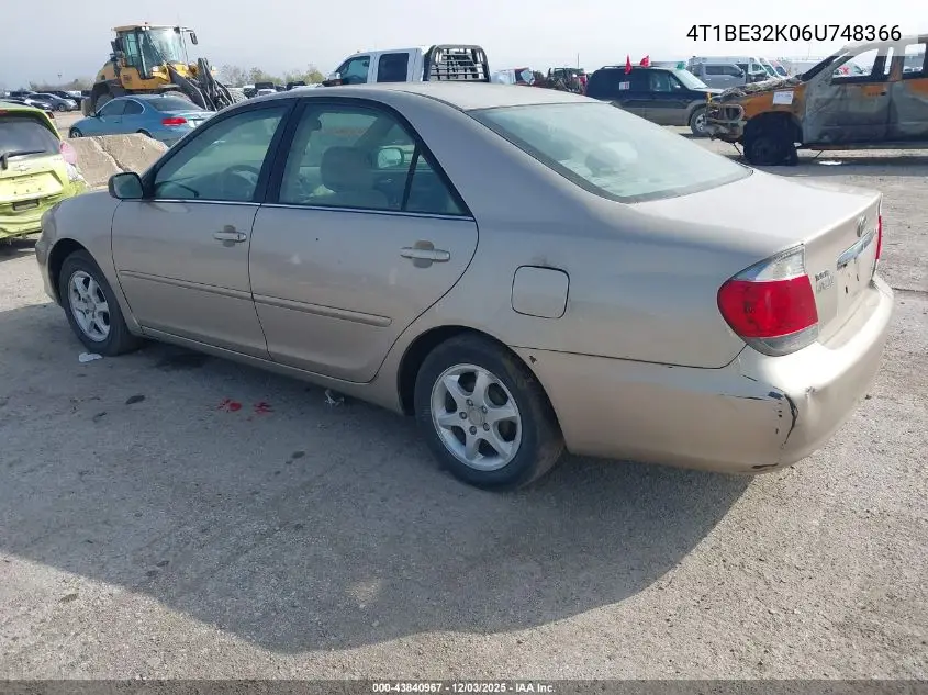 4T1BE32K06U748366 2006 Toyota Camry Std