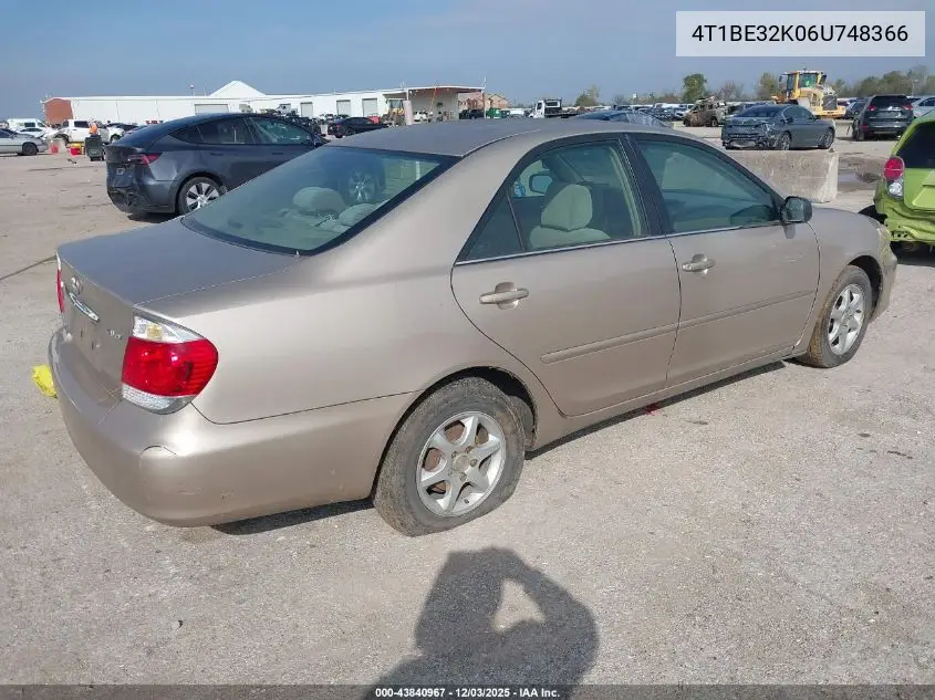 4T1BE32K06U748366 2006 Toyota Camry Std