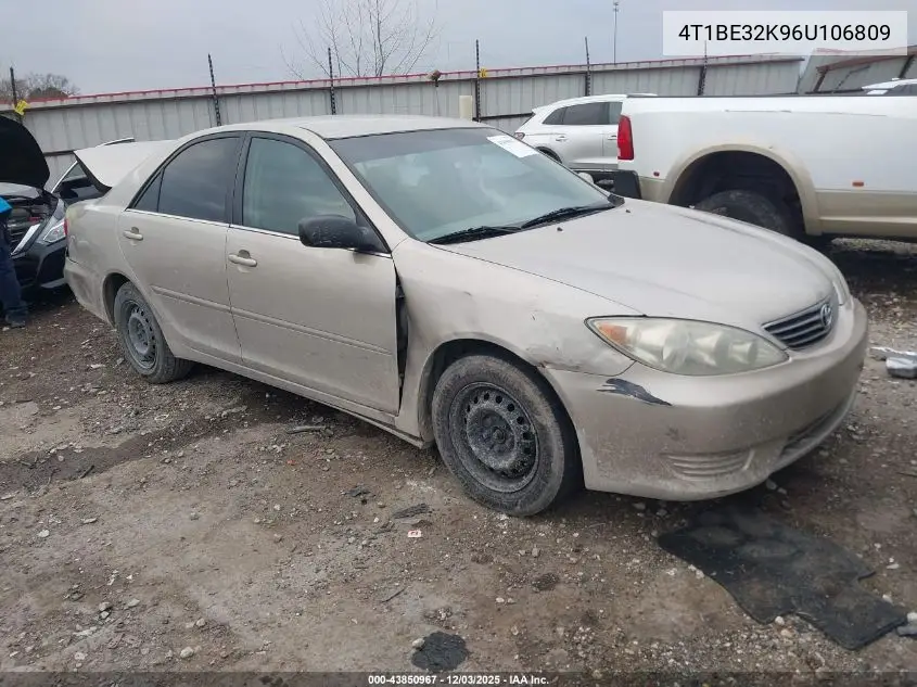 4T1BE32K96U106809 2006 Toyota Camry Le
