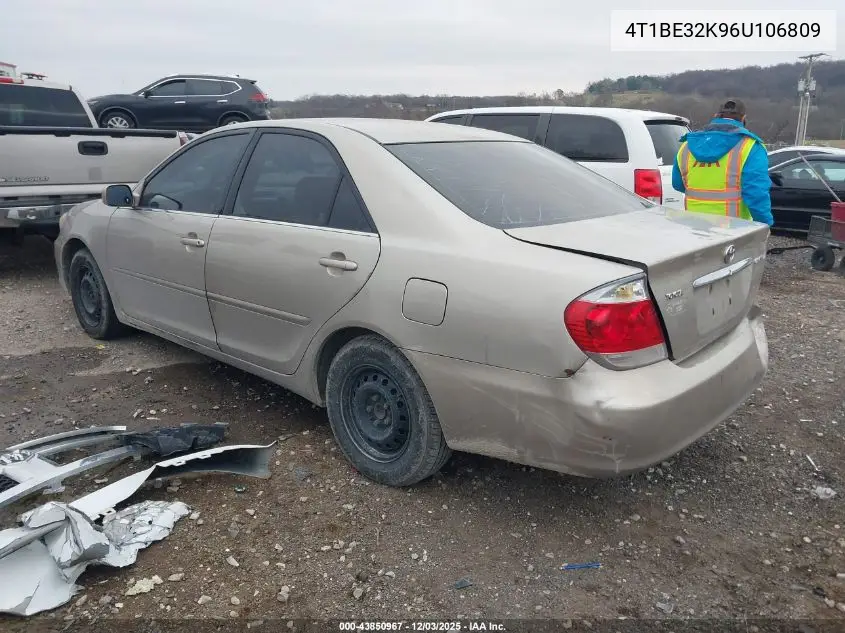 4T1BE32K96U106809 2006 Toyota Camry Le