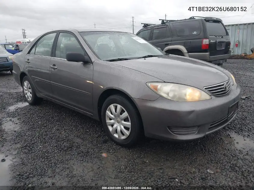 4T1BE32K26U680152 2006 Toyota Camry Std