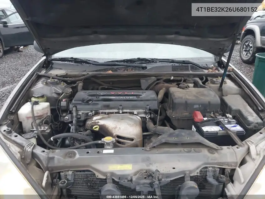 4T1BE32K26U680152 2006 Toyota Camry Std