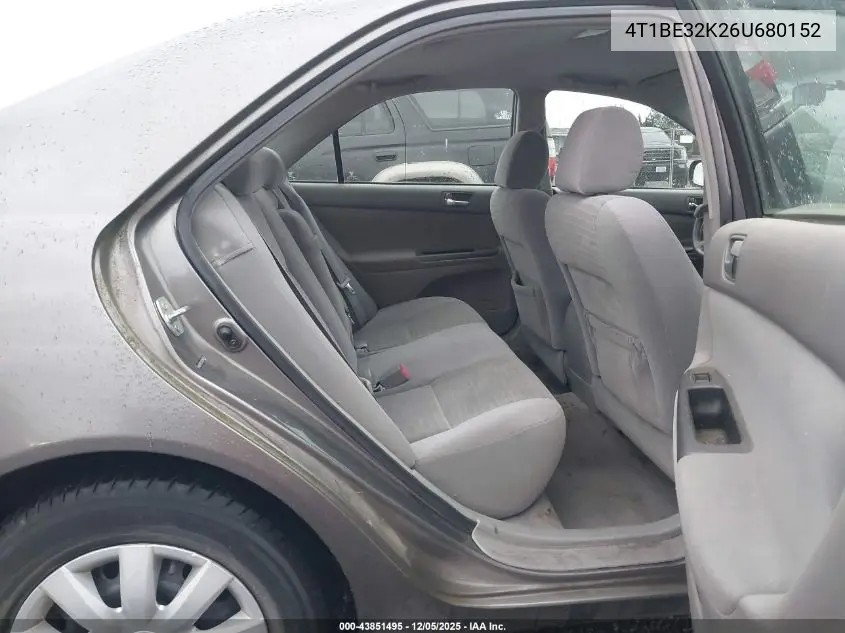 4T1BE32K26U680152 2006 Toyota Camry Std