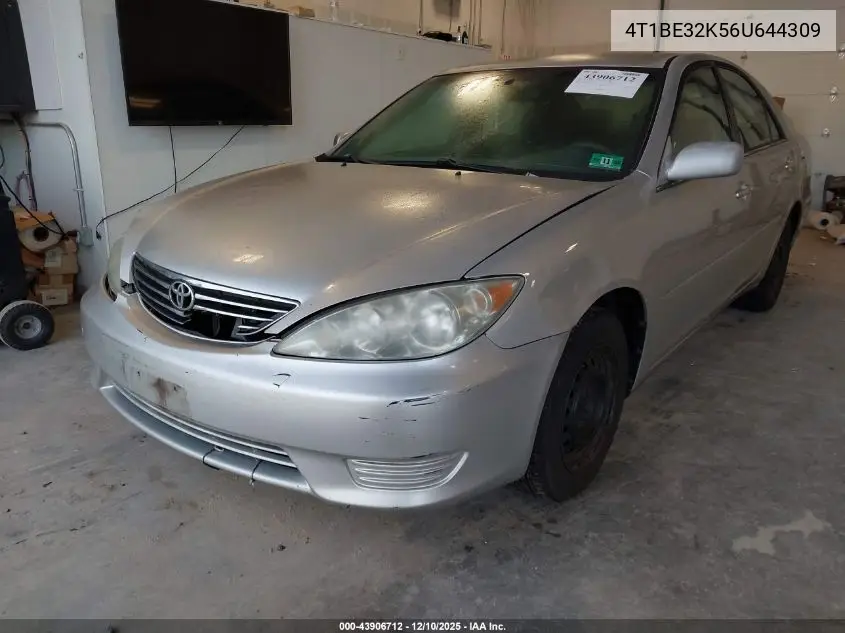 4T1BE32K56U644309 2006 Toyota Camry Le