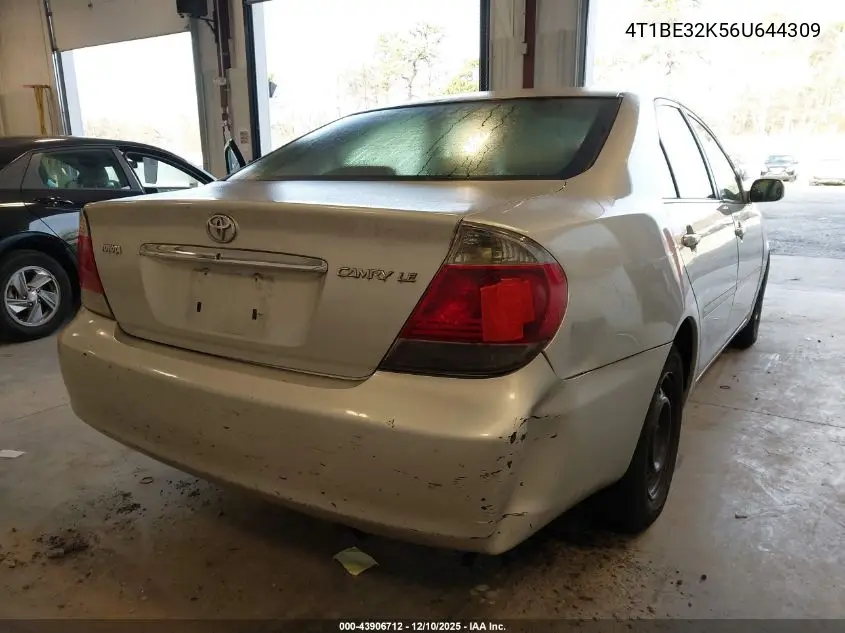 4T1BE32K56U644309 2006 Toyota Camry Le