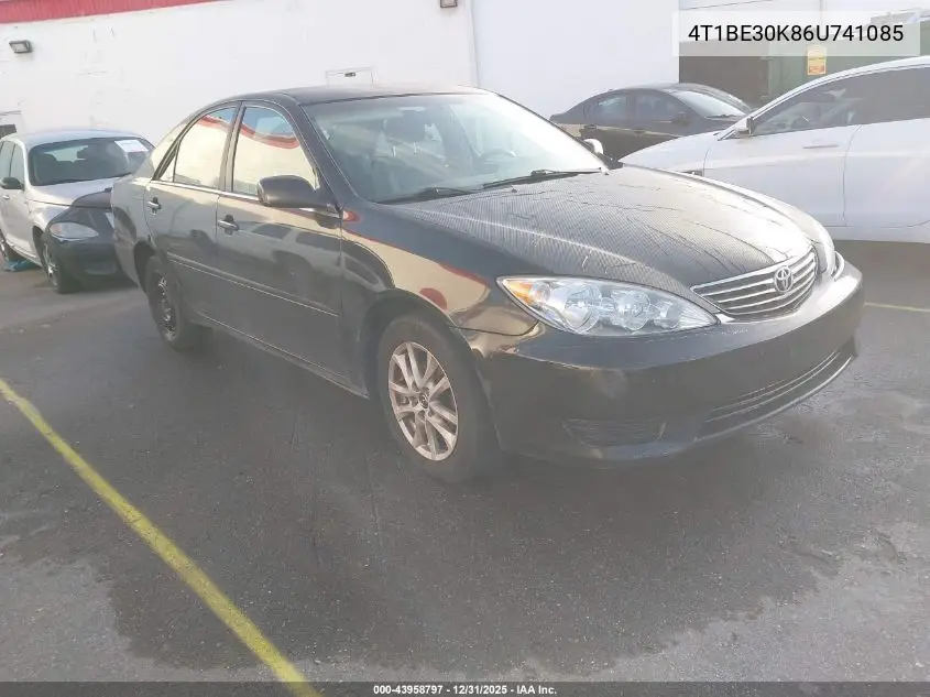 4T1BE30K86U741085 2006 Toyota Camry Le