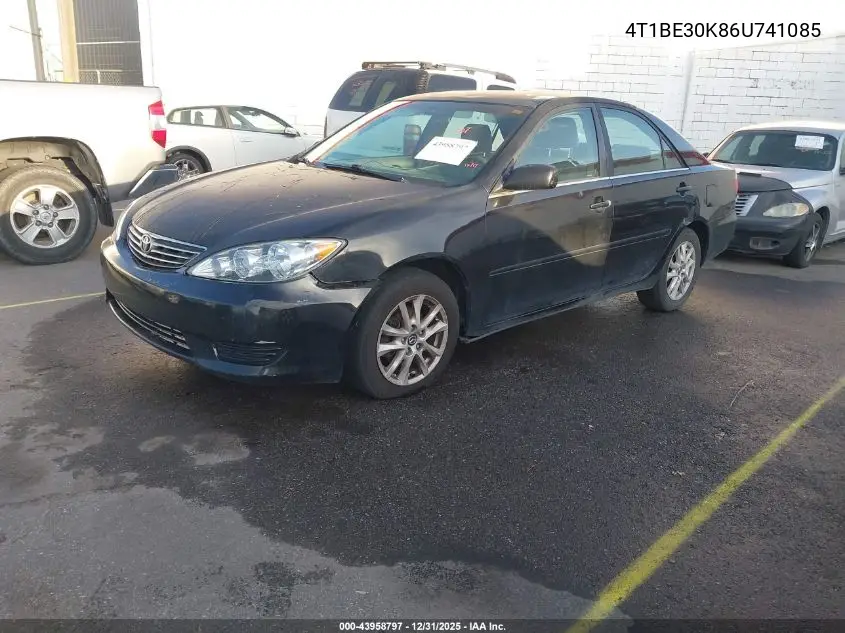 4T1BE30K86U741085 2006 Toyota Camry Le