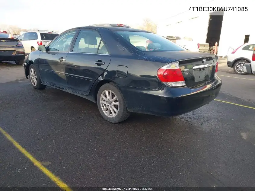 4T1BE30K86U741085 2006 Toyota Camry Le