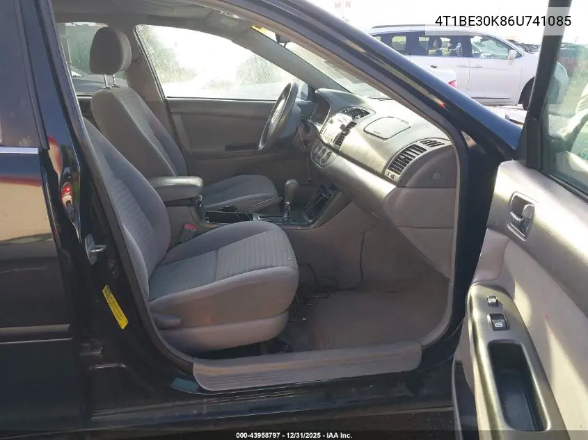 4T1BE30K86U741085 2006 Toyota Camry Le