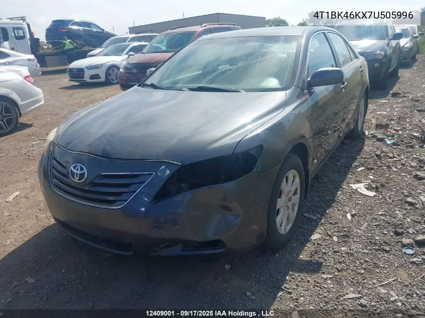 4T1BK46KX7U505996 2007 Toyota Camry Le V6/Se V6/Xle V6