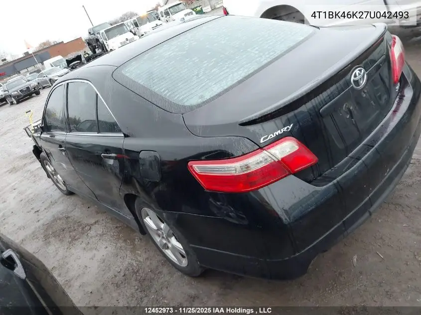 4T1BK46K27U042493 2007 Toyota Camry Le/Xle/Se