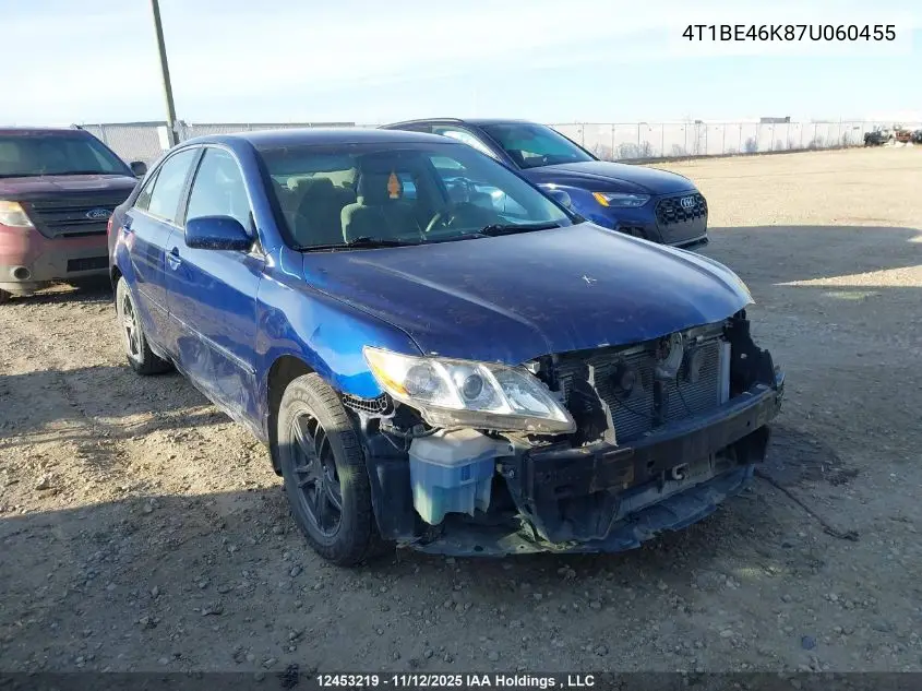 4T1BE46K87U060455 2007 Toyota Camry Le/Se