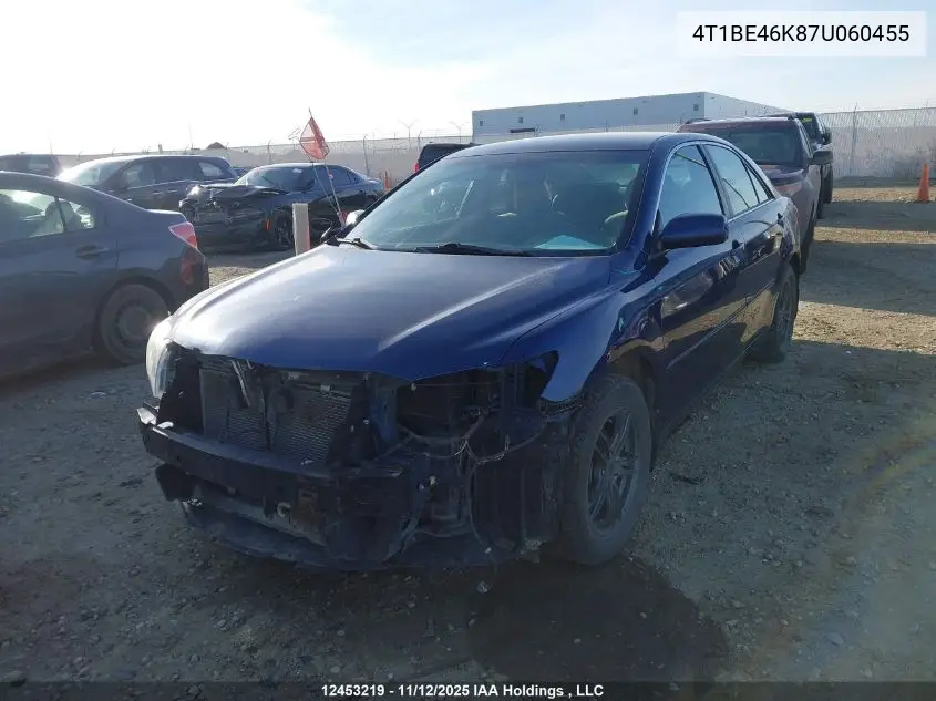 4T1BE46K87U060455 2007 Toyota Camry Le/Se