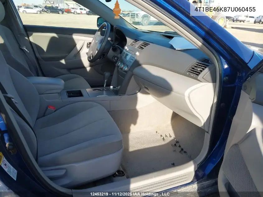 4T1BE46K87U060455 2007 Toyota Camry Le/Se