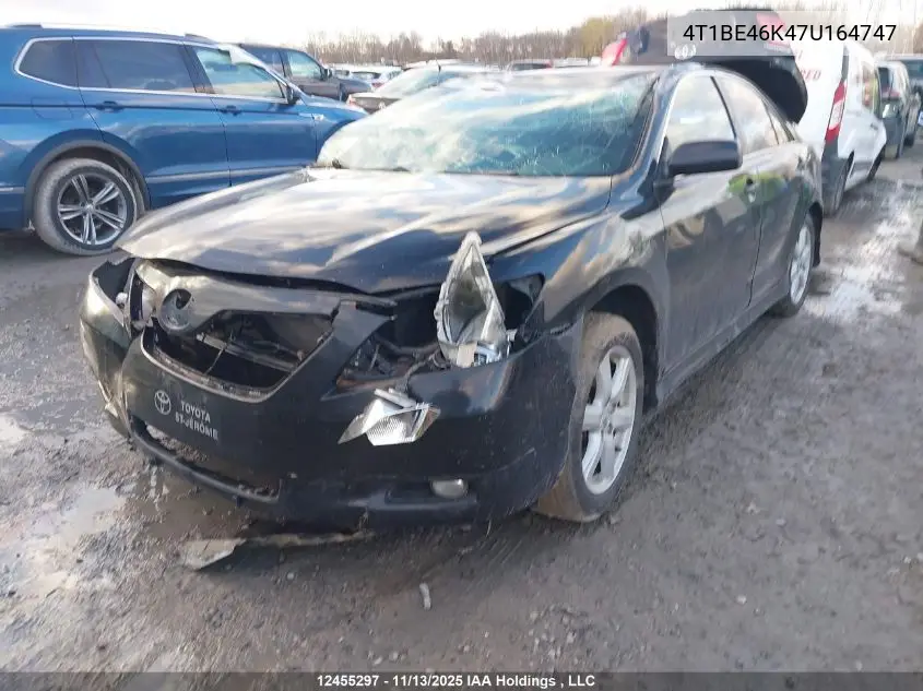 4T1BE46K47U164747 2007 Toyota Camry Ce/Le/Xle/Se
