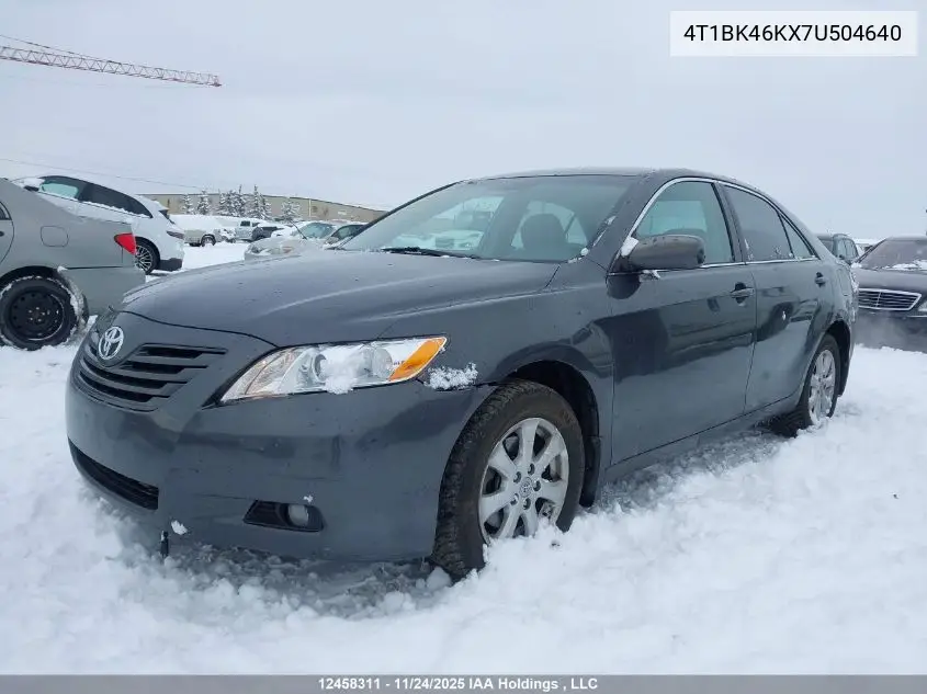 4T1BK46KX7U504640 2007 Toyota Camry Le V6/Se V6/Xle V6