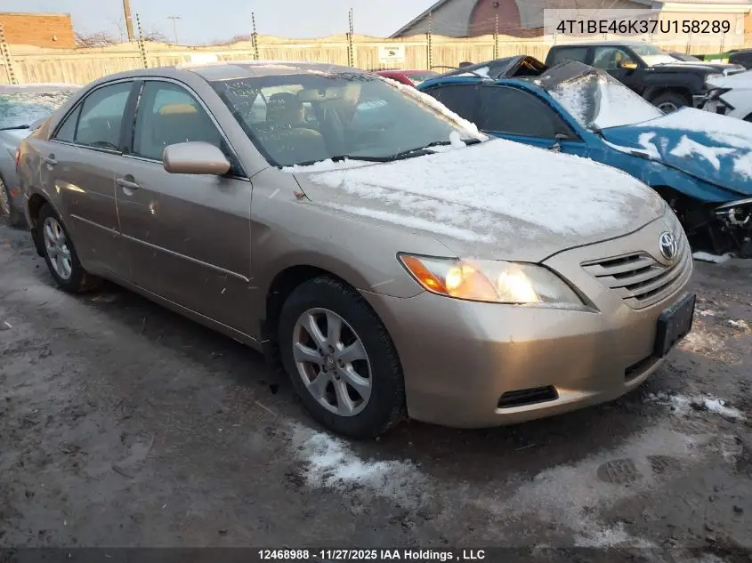 4T1BE46K37U158289 2007 Toyota Camry Ce/Le/Xle/Se