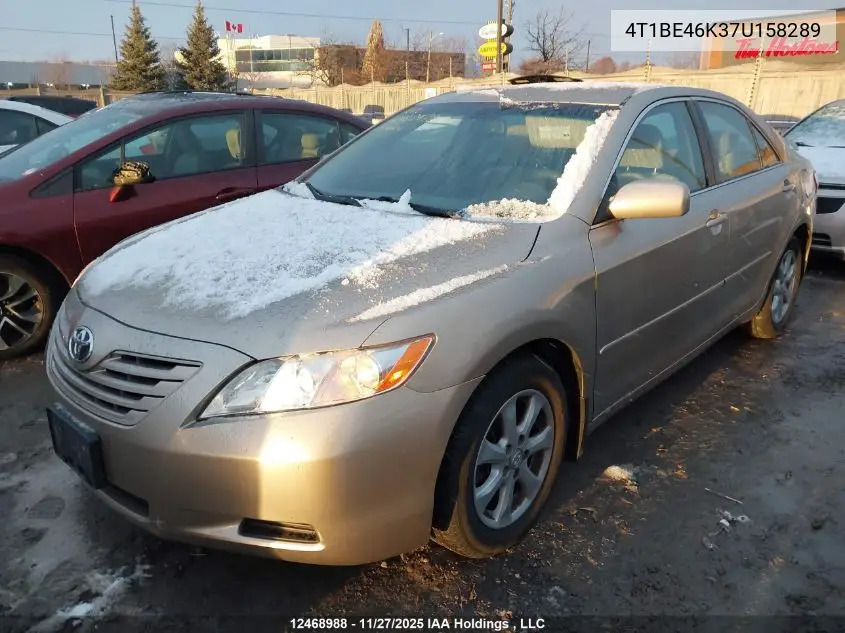 4T1BE46K37U158289 2007 Toyota Camry Ce/Le/Xle/Se