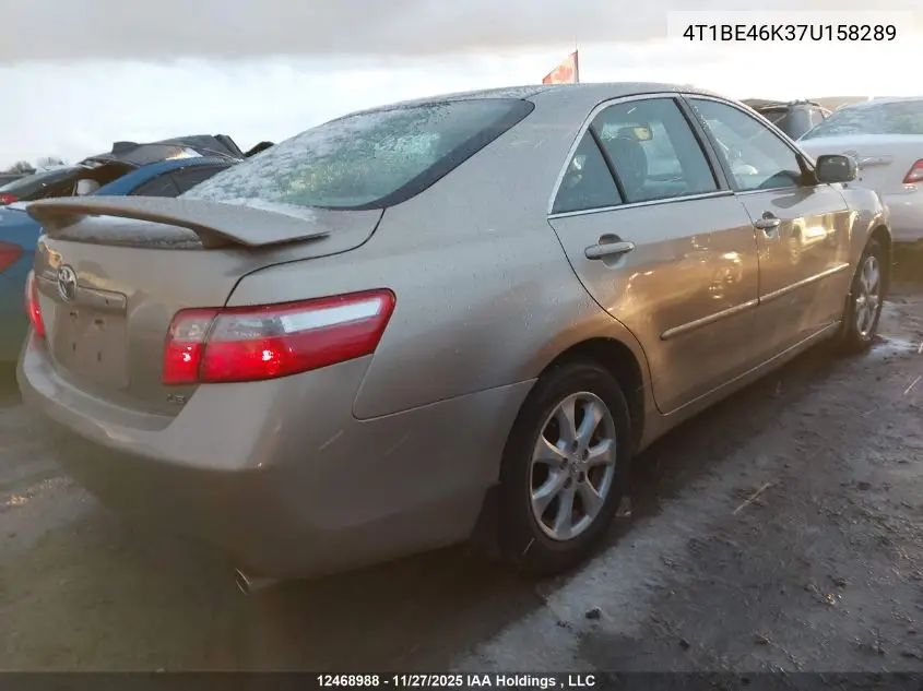 4T1BE46K37U158289 2007 Toyota Camry Ce/Le/Xle/Se