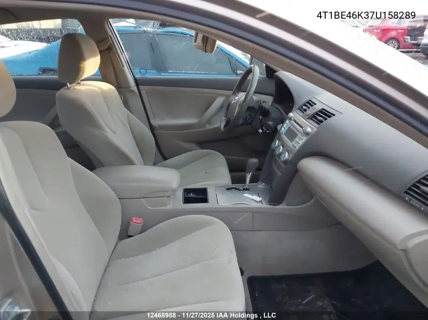 4T1BE46K37U158289 2007 Toyota Camry Ce/Le/Xle/Se