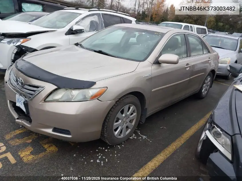 JTNBB46K373003482 2007 Toyota Camry Hybrid