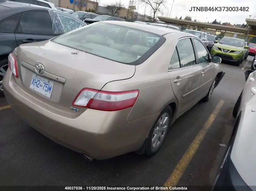 JTNBB46K373003482 2007 Toyota Camry Hybrid