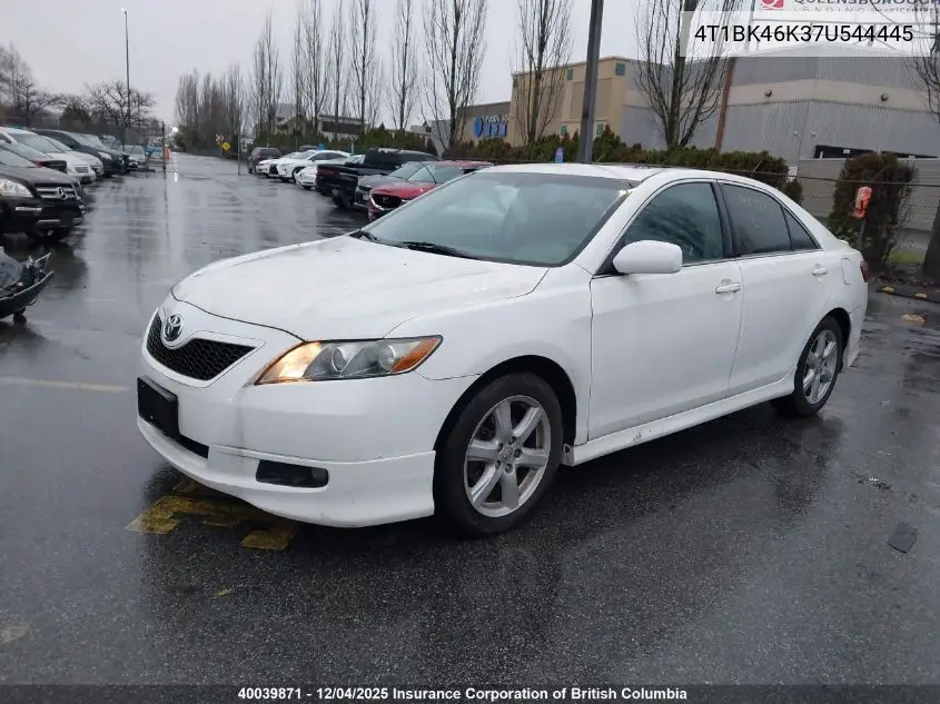 4T1BK46K37U544445 2007 Toyota Camry