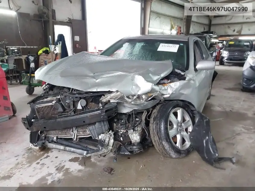 4T1BE46K97U047990 2007 Toyota Camry Se