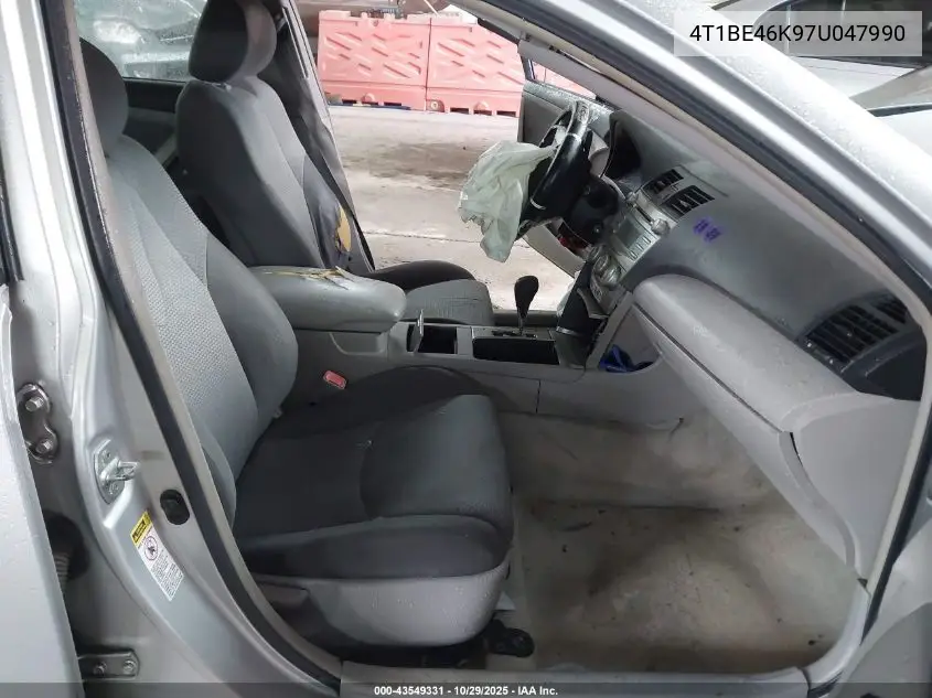4T1BE46K97U047990 2007 Toyota Camry Se