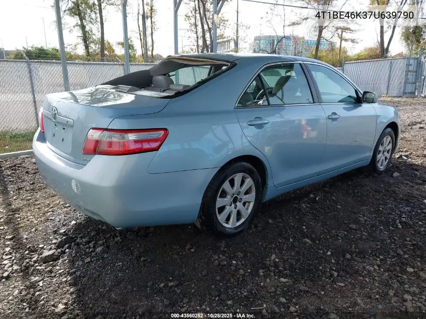 4T1BE46K37U639790 2007 Toyota Camry Xle