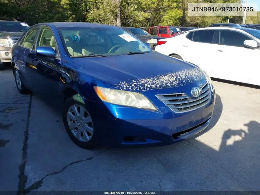 JTNBB46K873010735 2007 Toyota Camry Hybrid