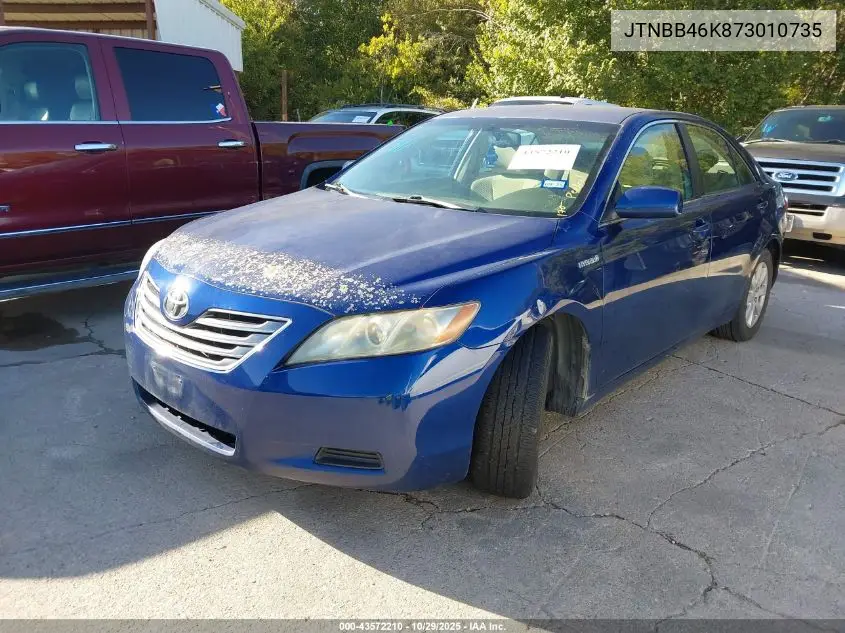 JTNBB46K873010735 2007 Toyota Camry Hybrid