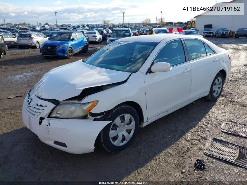 4T1BE46K27U719162 2007 Toyota Camry Le