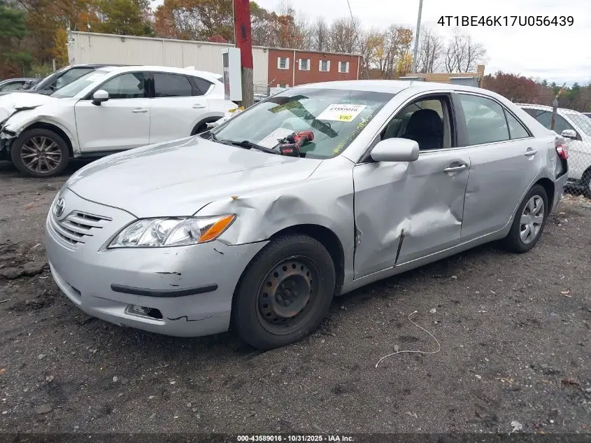 4T1BE46K17U056439 2007 Toyota Camry Ce