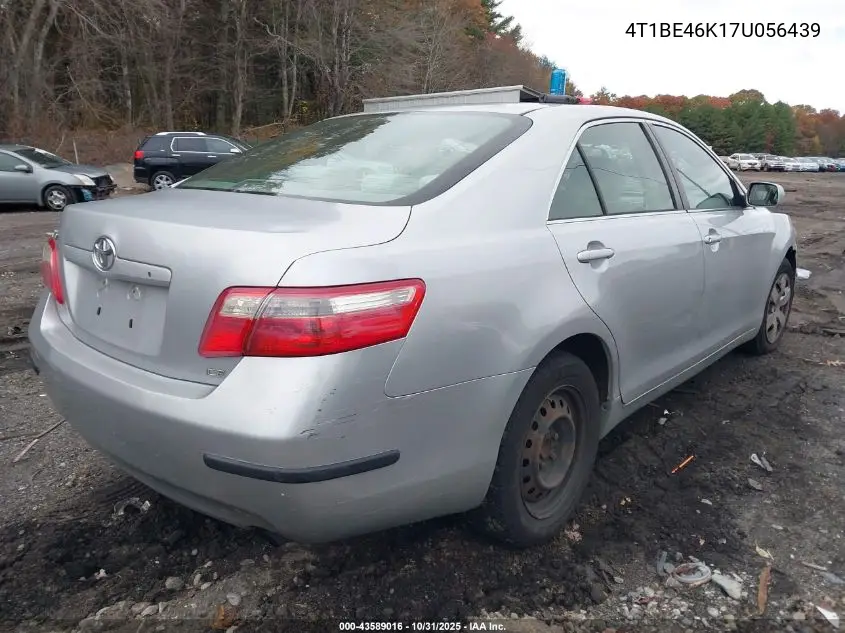 4T1BE46K17U056439 2007 Toyota Camry Ce