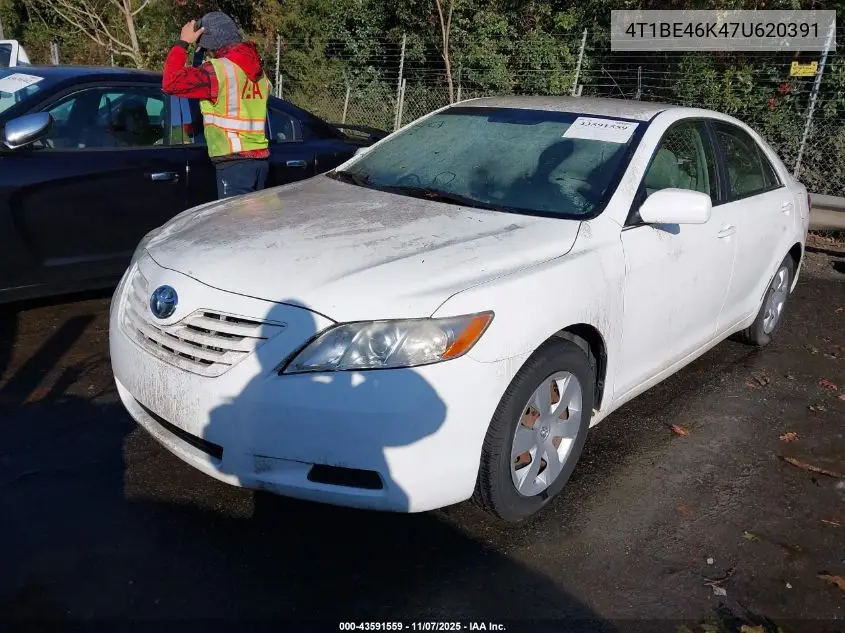 4T1BE46K47U620391 2007 Toyota Camry Le