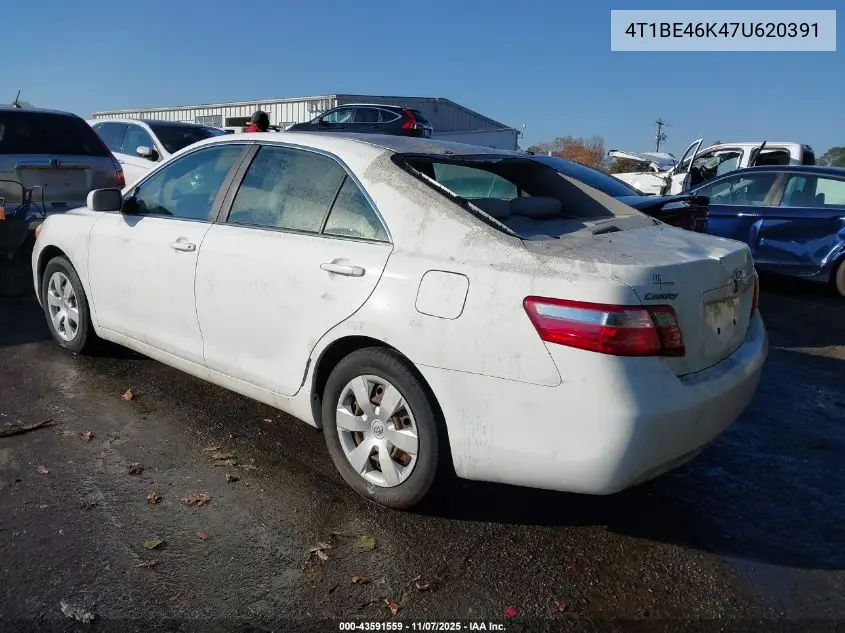 4T1BE46K47U620391 2007 Toyota Camry Le