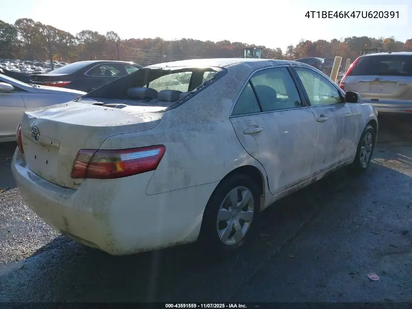 4T1BE46K47U620391 2007 Toyota Camry Le