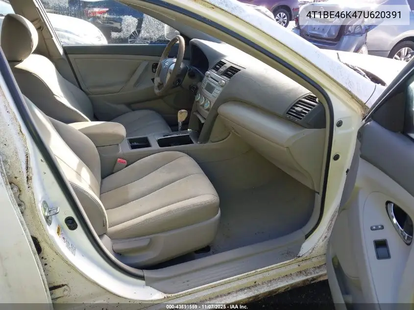 4T1BE46K47U620391 2007 Toyota Camry Le