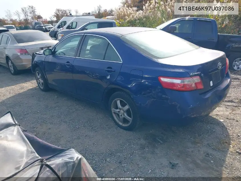 4T1BE46K97U037086 2007 Toyota Camry Ce