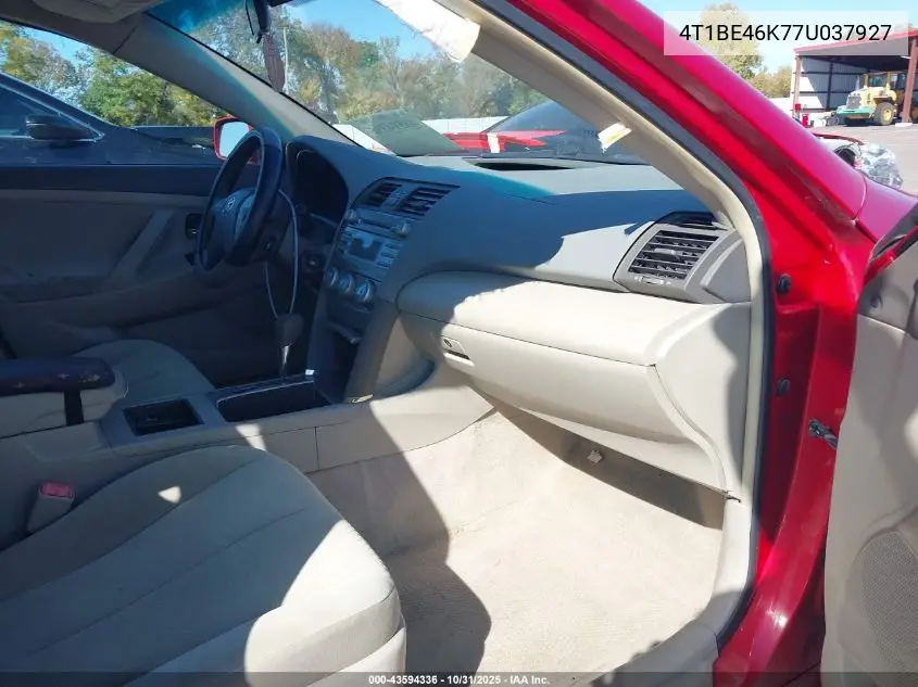 4T1BE46K77U037927 2007 Toyota Camry Le