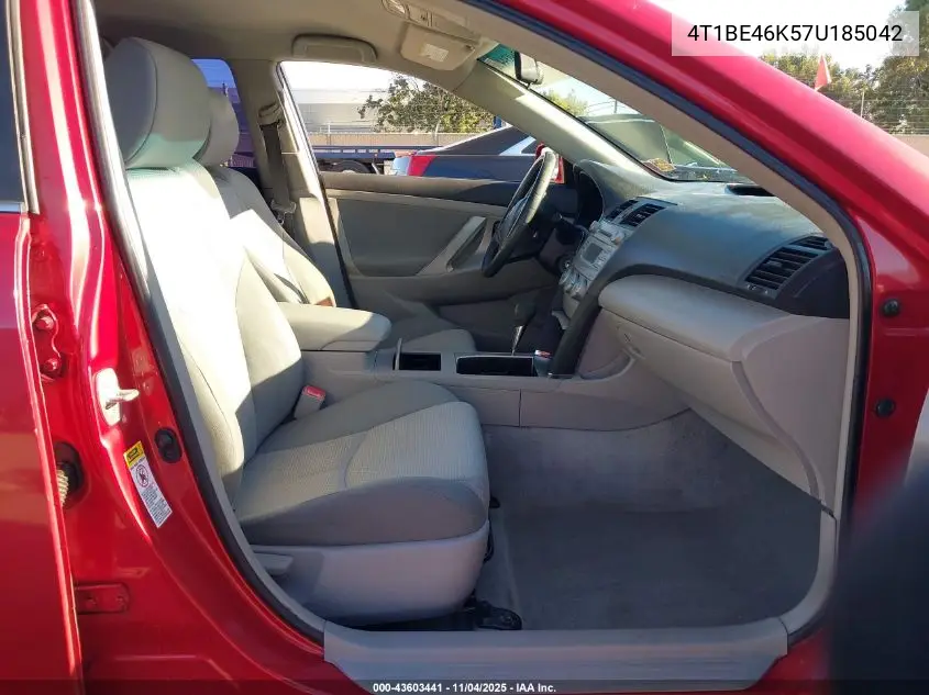 4T1BE46K57U185042 2007 Toyota Camry Se
