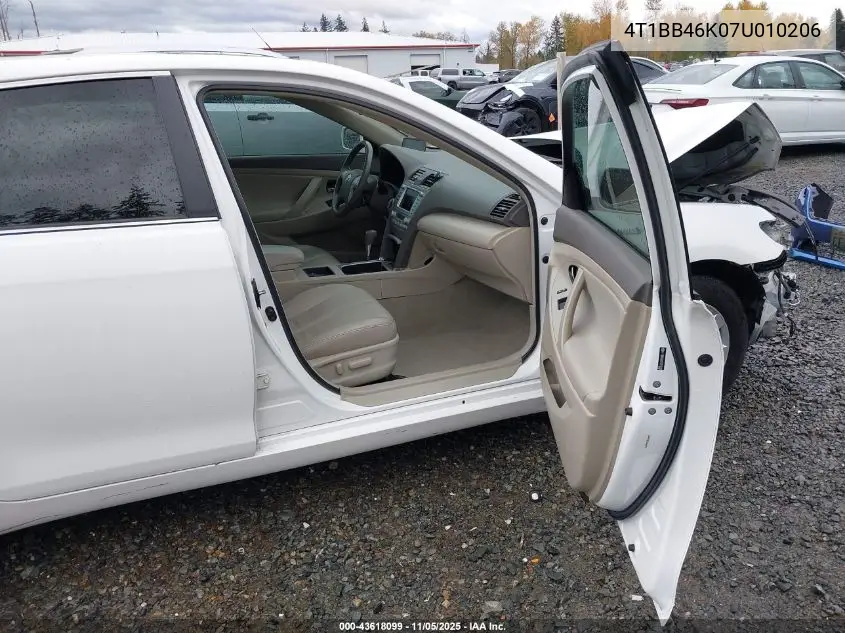 4T1BB46K07U010206 2007 Toyota Camry Hybrid